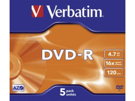 DVD-R/4.7GB 16xspd ADVANCEDAZO 5pk